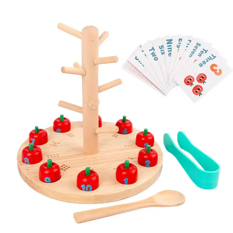 תפוחים כיף לקטוף ילדים ילדים משחק ילדים למידה דיגיטלית קוגניטיבית מלמדת מסייעת בצעצועים חינוכיים בגיל הרך