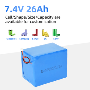 맞춤형 용량 DIY 배터리 팩 18650 7.4V 리튬 배터리 팩 사자 배터리 26Ah 리튬 배터리 - Product Image 4