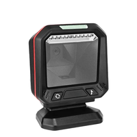 Scanner de bureau sans fil AK-9608H lecteur de codes-barres vertical QR & 1D avec interface USB COM stock de lumière omnidirectionnelle Android 2D
