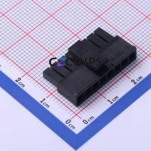 P3025-1x8P Housing (Wire-to-Board / Wire-to-Wire) P=3mm Connector ( Jack Structure: 1x8P )( Pitch: 3mm )( Number of Rows: 1 ) - Product Image 1