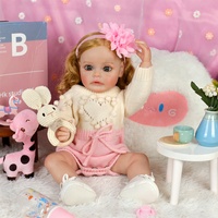 Lifereborn haute qualité belle bébé Reborn poupées enfant en bas âge fille amélioré peinture faciale Silicone Reborn bébé poupées