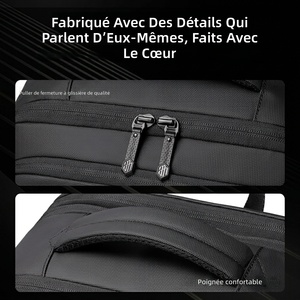 Sac à Dos Arctic Hunter Compression Sous Vide en Polyester Convertible Bretelles Escamotables Antivol 15.6 Pouces - Product Image 5