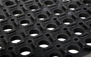 Eco-friendly <b>Anti</b> <b>Fatigue</b> Honeycomb Workshop Perforated <b>Kitchen</b> Rubber <b>Mat</b> - Product Image 2