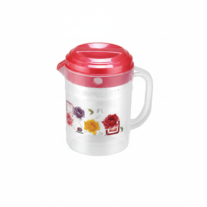 High Quality 1300ml <b>Jug</b> Glass Water Pitcher <b>with</b> <b>Plastic</b> <b>Lid</b> Hot Sale Drinkware Export From India Quality and Cheap - Product Image 1