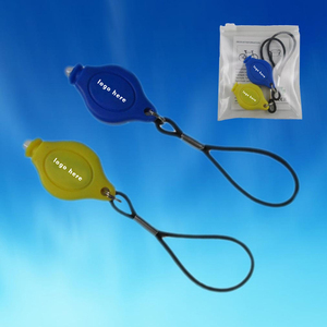 Logo personnalisé pour mini vélo lumière LED/vélo lampe de poche porte-clés, led vélo lumière de sécurité porte-clés ledde cykel safty ljus nyckelring - Product Image 3