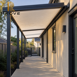 Pérgola Elegante para Caminos de Jardín con Iluminación LED Cálida y Ruta de Circulación Clara para Hogares Modernos en EE. UU. - Product Image 4
