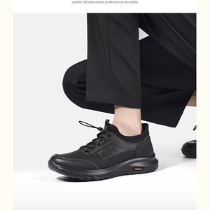New Sporty Sports Casual Lace-Up Men's Shoes Autumn Winter Lightweight Comfortable Middle-Aged Wear-Resistant Trendy One-Piece - Product Image 3