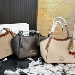 Bolsos de Mano de Lona de Diseño de Lujo para Mujer, Gran Capacidad, Bolsos de Diseñador para Mujer, Sac Pour Femme, Coachings, Cuero - Product Image 4