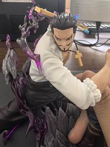 35cm Haute Qualité Oeil d'aigle <span class=keywords><strong>Dracule</strong></span> <span class=keywords><strong>Mihawk</strong></span> Action Figure Anime Top Guerre Pvc Modèle Jouet Collection Personnalisée Poupée Fans Cadeau - Product Image 4