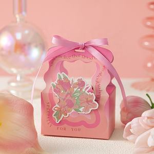 Grosir liburan dan pernikahan portabel bungkus permen kotak bunga dekorasi kotak hadiah - Product Image 5