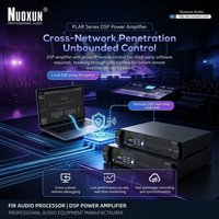 Amplificateurs audio 2U 4 canaux 1500W avec DSP et filtre Crossover FIR de classe D