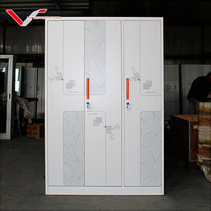 Armoire en acier bon marché pour chambre à coucher <span class=keywords><strong>avec</strong></span> <span class=keywords><strong>serrure</strong></span> et clé, casier métallique imprimé - Product Image 6
