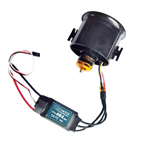 Moteur sans balais <span class=keywords><strong>EDF</strong></span> 70 mm à 12 pales 6S avec ESC 1800KV et 60A pour pièces de drone et avion RC UVA - Product Image 2
