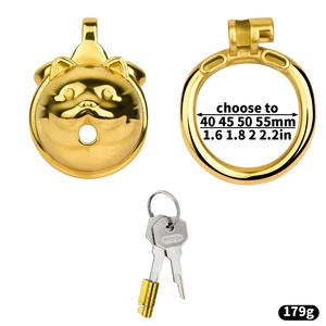Jaula de Castidad Metálica FRRK-245, Candado de Castidad, Dispositivo de Castidad, Jaula para Pene al por Mayor, Juguetes Gay BDSM - Product Image 6