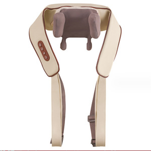 Neck And Shoulder Massager Off White Rechargeable <b>USB</b> <b>Heat</b> Therapy Trapezius Muscle Relief - Product Image 1