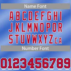 เสื้อเบสบอลแฟชั่นไล่เฉดสีแดงขาวแบบกำหนดเองของแท้ - Product Image 3