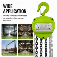 Palans à chaîne manuels portables HSC avec chaîne en acier allié pour levage industriel, palan à chaîne professionnel pour la construction