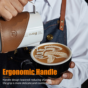 Jarra de Leche de Acero Inoxidable ZeroHero de 450 ml para Latte y Café - Product Image 3