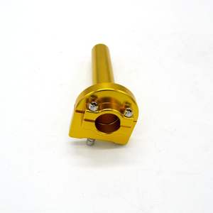 Poignées de guidon universelles colorées pour moto 7/8'' (22 mm) en aluminium CNC, accélérateur pour cyclomoteur, scooter, moto tout-terrain - Product Image 3