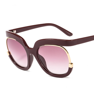 2024 New khung lớn Vòng kích thước lớn gafas de Sol sang trọng thời trang phụ nữ Kính mát cho nam giới - Product Image 2