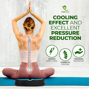 Almofada de Assento em Espuma e Gel de Alta Elasticidade e Conforto, em Formato de Rosca, Macia, para Hemorroidas e Cólica de Cóccix - Product Image 3