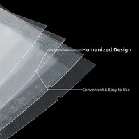 Sac d'emballage sous vide composite transparent de grande taille pour usine, anti-humidité, anti-poussière, pour aliments compressés