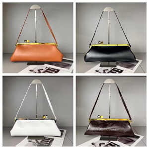 กระเป๋าสะพายข้างแบบหนังงูสำหรับผู้หญิงกระเป๋าสะพายข้างแบบมีฝาปิดทำจากหนังงูหรูหราคลาสสิกสำหรับผู้หญิงกระเป๋าหลักทำจากผ้าใบมีซิปสำหรับผู้หญิง - Product Image 5