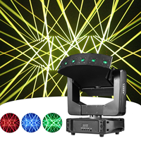 Lumière principale mobile laser Rgb à 6 yeux avec rotation de l'axe XYZ en forme d'éventail Dmx512 effet de scène de contrôle pour DJ Disco KTV Party Club