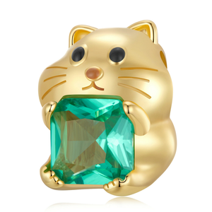 Animal Design Plaqué Or Blanc Plaqué Or Rose Fine Jewelry Charms en argent sterling 925 <span class=keywords><strong>Salamandre</strong></span> Designer Jewelry Charms - Product Image 3