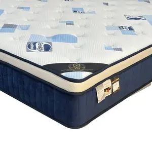 Factory custom wholesale cheap bed room furnitures luxury vacuum packed king size bed memory foam pocket spring mattresses hotel