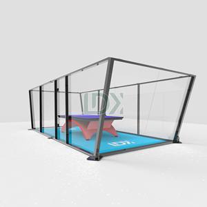 LDK 2024 China Compra profesional Cancha de pádel al aire libre Fabricante Cancha De <span class=keywords><strong>Padel</strong></span> Pistas de pádel con marco grande de a - Product Image 1