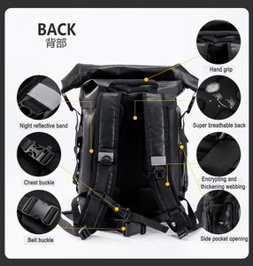 <b>Heavy</b> <b>Duty</b> Waterproof Outdoor Long Floating Snorkeling Swimming Hiking Diving Equipment Roll Top Bag PVC Dry <b>Sack</b> Backpack - Product Image 5