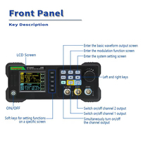 NanCon Two-Channel Function/Arbitrary Waveform Generator 20Mhz 40Mhz 60Mh Frequency Meter ET3320C ET3340C ET3360C Signal 1 Year