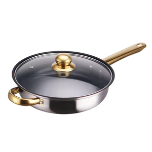 <b>Stainless</b> <b>Steel</b> <b>Pots</b> <b>Set</b> <b>Stainless</b> <b>Steel</b> Handles 12-Piece Glass Lids Universal Stove Compatibility Modern Minimalist Design for - Product Image 3