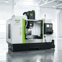 HITECNC VF600 Pusat Pemesinan Vertikal Sistem Kontrol GSK Jalur Pemandu Linear Mesin Penggilingan CNC Kecepatan Tinggi untuk Produksi Cepat
