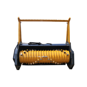 Accessori per Mini Skid Steer Loader Serie HCN 0513: Trinciatrice Forestale per Recupero Terreni Incolti e Disboscamento. - Product Image 1