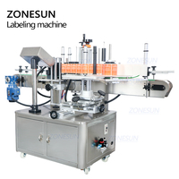 ZONESUN ZS-TB260 flacon bocal en verre peut autocollant vin bouteille d'eau bouteille ronde bouteille d'étiquetage Machine pour bouteilles rondes