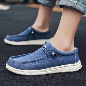 Zapatos de Vestir de Lujo para Hombre Greatshoes, Zapatos Náuticos Blancos de Lona Sin Cordones, Mocasines Cómodos para Caminar, Zapatos para Hombres - Product Image 4