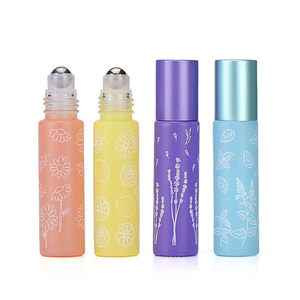 Paquete de 100 Botellas de Vidrio para Macaron, Cilíndricas, Coloridas, con Serigrafía, para Aceites Esenciales, Venta al por Mayor, 10 ml, Botellas Únicas - Product Image 3