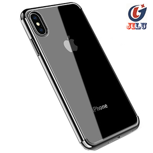 Fabricante a granel transparente caso para <span class=keywords><strong>iphone</strong></span> <span class=keywords><strong>xs</strong></span> <span class=keywords><strong>de</strong></span> la cubierta del TPU del electroplate - Product Image 2