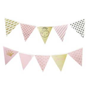 Guirnalda de banderines coloridos y vibrantes, decoración reutilizable para fondo de fiesta en la piscina de verano y carnaval - Product Image 3