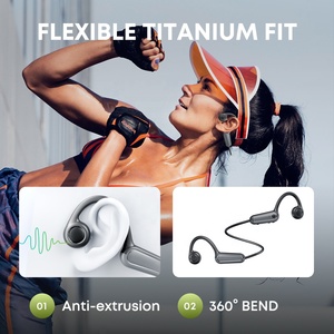 Los <span class=keywords><strong>Auriculares</strong></span> de Conducción Ósea Más <span class=keywords><strong>Baratos</strong></span> con Diseño de Oído Abierto, Inalámbricos de Nuca, Impermeables, Estéreo para Correr y Deportes - Product Image 3