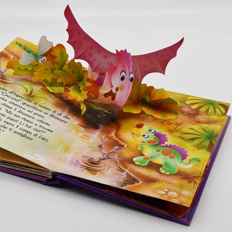 Drukke Pop-Up Boeken Voor Kinderen Illustratie Educatieve Print Mijn Eigen Interactieve Boeken
