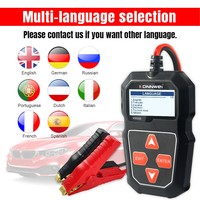 Testeur de batterie de voiture OBD2 Konnwei KW208 12V avec écran LCD et connectivité USB