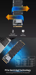 Alta Calidad Interna SATA 3,0 SSD M.2 NVMe PCIe portátil y Escritorio de alta velocidad 128GB-1TB - Product Image 6