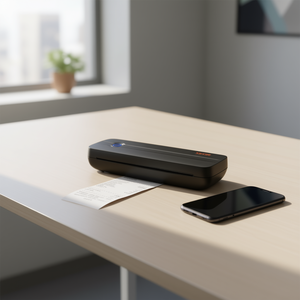 Impresora térmica portátil Vevor de 300 dpi A4, impresora móvil sin tinta con Bluetooth para Android - Product Image 2