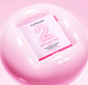 Masque de nuit au collagène PDRN No2 Rose, 4 pièces, masque réparateur pour la peau, soin de nuit, hydratation et raffermissement du visage - Product Image 3