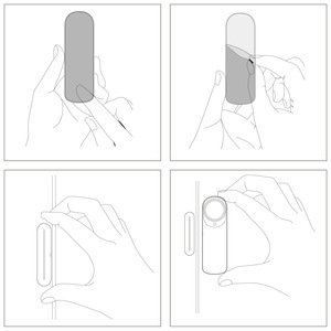 Nhà an ninh pin Powered Wifi cửa sổ cửa báo động liên hệ với cảm biến chống trộm không dây thông minh wifi từ cửa cảm biến - Product Image 2