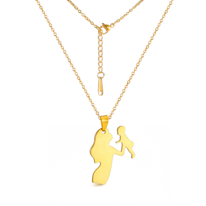Gold mom baby