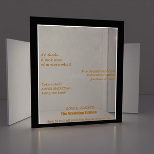 Scatola Rivista di Lusso in PVC per Eventi Scenografia Personalizzata per Photo Booth a Forma di Rivista per Decorazioni di Matrimoni e Feste - Product Image 4